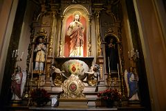 39 Statue Of Corazon de Jesus Sacred Heart With Attendants And Angels In Salta Cathedral.jpg